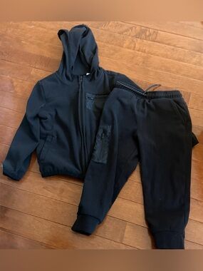 Place Black Kids Jogger Set - Hoodie & Pants